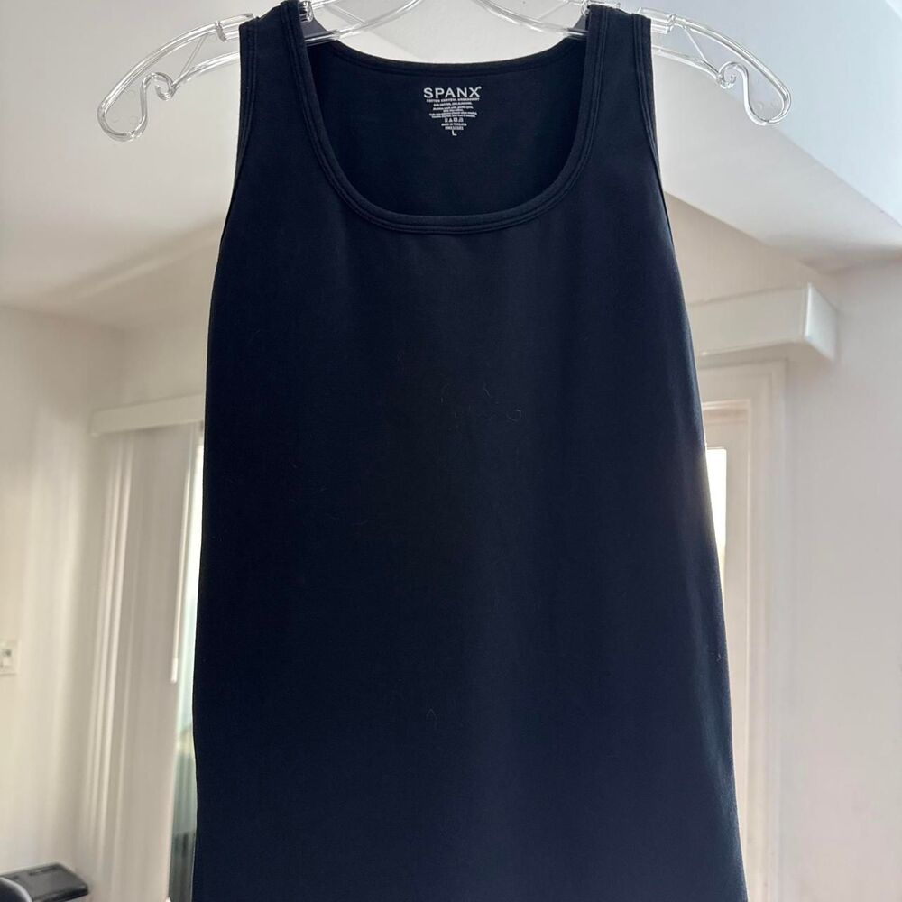 Spanx Women's Black Vest-undershirts